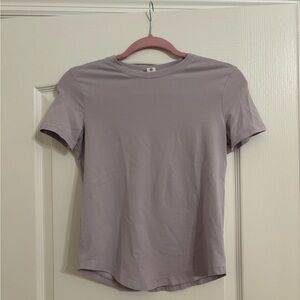 Lululemon Athletica Purple Fitted Short Sleeve T-Shirt